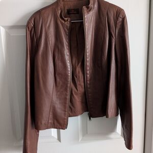 DANIER Brown Leather Jacket